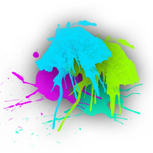 Vibrant Colorful Splash Dynamiczne Żywe Tło Streszczenie — Zdjęcie stockowe