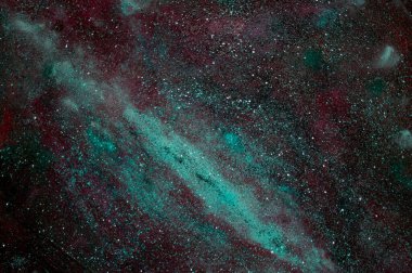 Akrilik Resmin Yakın Çekimi: Fırça İşinin Karmaşık Ayrıntıları