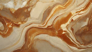 Şuruplu Sıcaklık: Kahverengi Mermer Uyumu