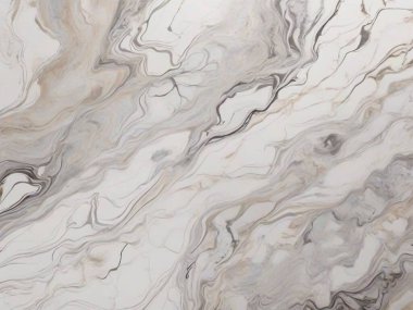 Yumuşak Huzur: Beyaz Mermerde Minimalist Damarlanma