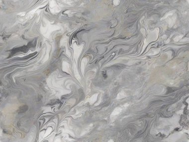 Metallic Sheen: Marble Texture with Silver Mist Highlights clipart