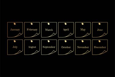 Yapılacaklar Listesi İçin Zarif Lüks Altın Kağıt İğnesi Ay Notu