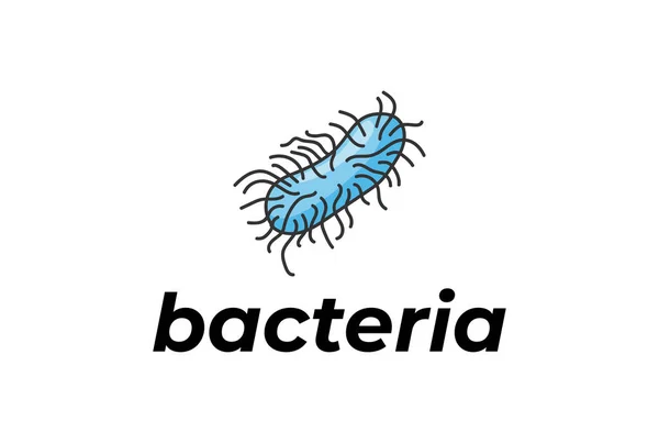 stock vector Vintage Bacteria Virus Microbe Germ Pathogen Logo Design Vector