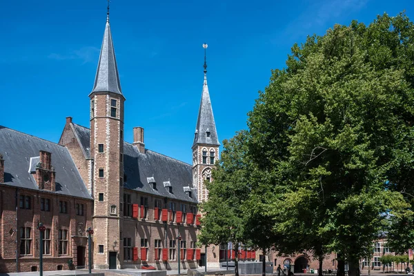 Middelburgi Történelmi Apátság Udvara Zeeland Tartomány Hollandiában — Stock Fotó