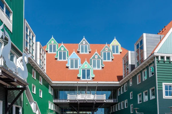 stock image Entrance facade of the town hall of Zaandam. Province of North Holland in the Netherlands