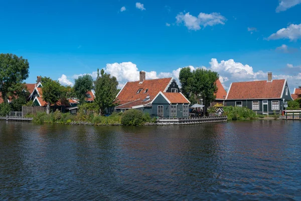 Plats Med Floden Zaan Zaandam Distriktet Kalferpolder Provinsen North Holland — Stockfoto