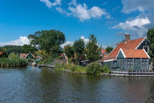 Plats Med Floden Zaan Zaandam Distriktet Kalferpolder Provinsen North Holland — Stockfoto