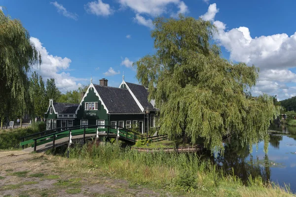 Landelijk Tafereel Het Zaanse Schans Openluchtmuseum Zaandam Provincie Noord Holland — Stockfoto