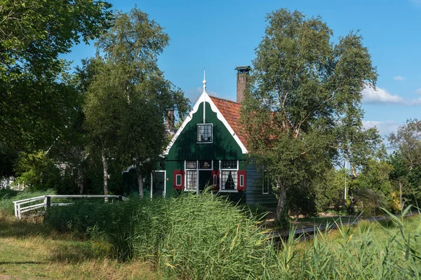Сельская Сцена Музее Zaanse Schans Открытым Небом Заандаме Северная Голландия — стоковое фото