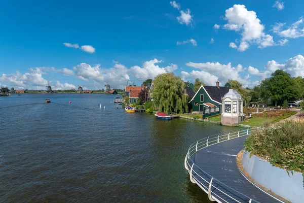 Freilichtmuseum Zaanse Schans Fluss Zaan Zaandam Provinz Nordholland Den Niederlanden — Stockfoto