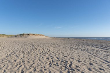 Okul plajı, Camperduin. Hollanda 'nın Kuzey Hollanda Eyaleti