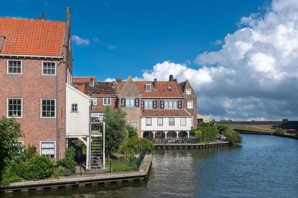 Történelmi Óváros Régi Kikötőben Enkhuizenben Észak Hollandia Tartomány Hollandiában — Stock Fotó