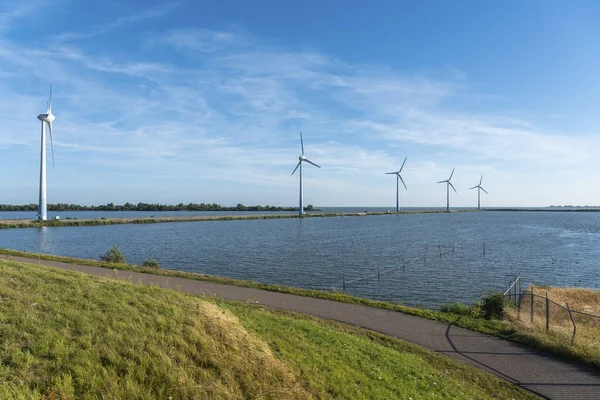 Windmolenpark Bij Krabbersgat Sluis Enkhuizen Provincie Noord Holland Nederland — Stockfoto