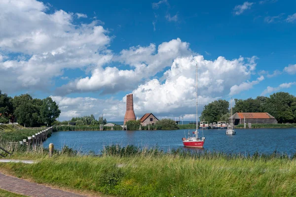 Landskap Med Historiska Kalkugnar Zuiderzeemuseum Enkhuizen Provinsen North Holland Nederländerna — Stockfoto