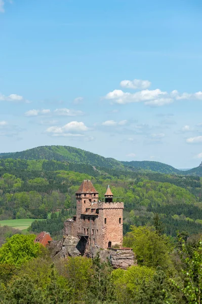 Berwartstein Castle Landscape Palatinate Forest Nature Park Erlenbach Region Palatinate — Stock Photo, Image