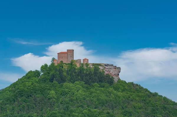 View Trifels Castle Annweiler Trifels Region Palatinate Federal State Rhineland — Stock Photo, Image