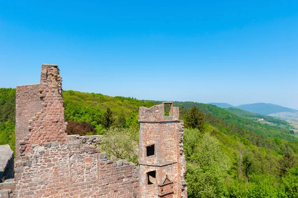Madenburg Ruins Eschbach Landscape Palatinate Forest Region Palatinate Federal State — Stock Photo, Image