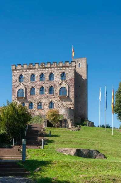 stock image Facade of Hambach Castle near Hambach. Region Palatinate in state of Rhineland-Palatinate in Germany