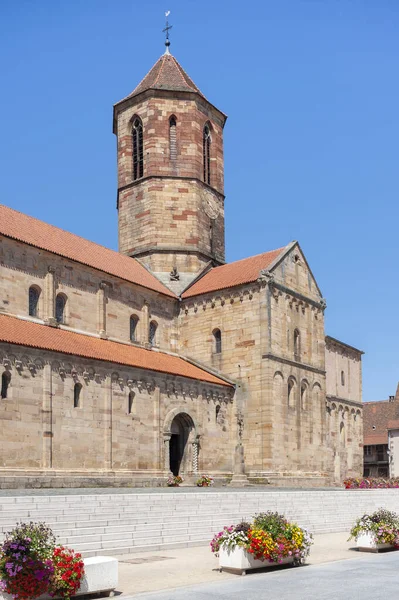 Kerk Van Heiligen Petrus Paulus Rosheim Departement Bas Rhin Elzas — Stockfoto