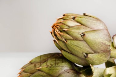 Enginarlar beyaz arkaplanda izole edildi