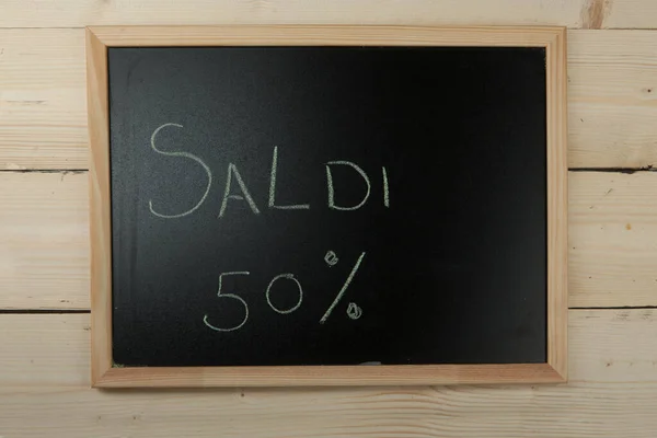 Chalkboard Sales Written — Stock Photo, Image