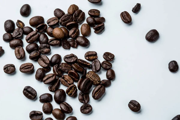 stock image Coffee beans, isolated on white background