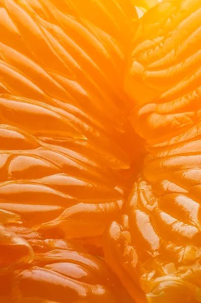 Macro Foto Orange Dentro —  Fotos de Stock