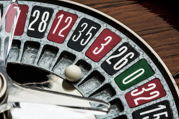 Nahaufnahme Eines Casino Roulette Mit Einer Zahl — Stockfoto