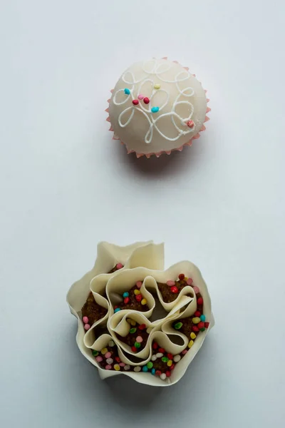 Typische Sardische Süßigkeiten Isoliert Auf Weißem Hintergrund — Stockfoto