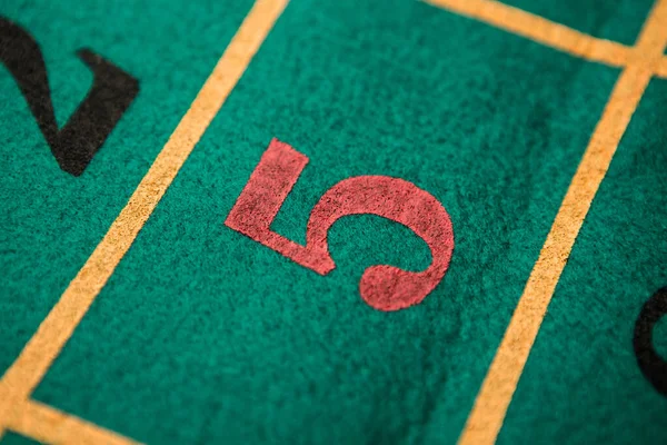 Detail Roulette Table Number Evidence — Stock Photo, Image