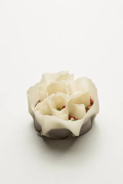 Typisches Sardisches Dessert Isoliert Auf Neutralem Hintergrund — Stockfoto