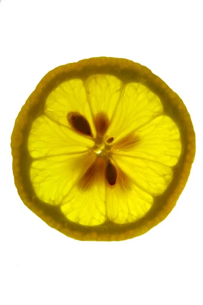 新鮮な黄色と緑の柑橘類の果実の終わり — ストック写真