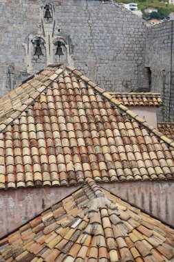 Hırvatistan 'ın Dubrovnik sahil kenti yukarıdan vuruldu