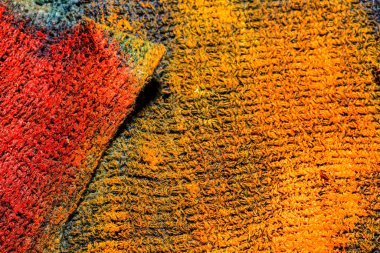 fırça renkleri soyut bir doku oluşturuyor