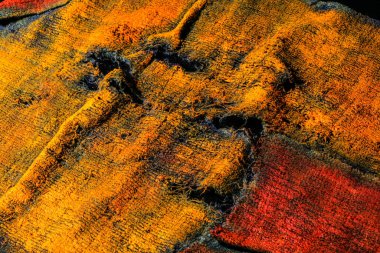 fırça renkleri soyut bir doku oluşturuyor