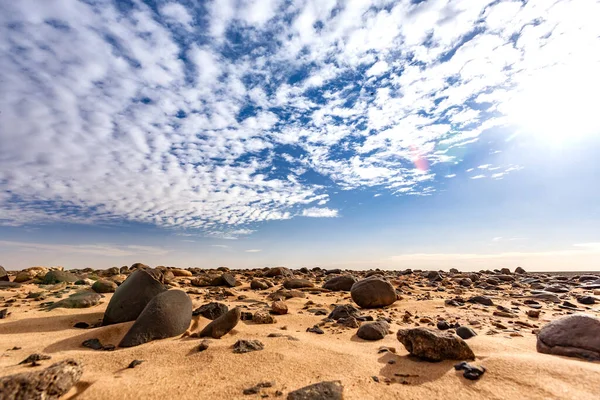 Zandduinen Sahara Woestijn — Stockfoto