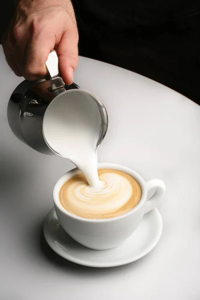 Hand Holding Cup Coffee — Stock Photo, Image