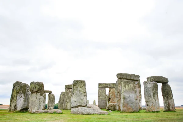 Vista Frontal Stonehenge Inglaterra — Foto de Stock