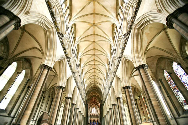 大聖堂の天井の眺め — ストック写真
