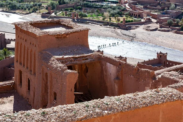 Ait Ben Haddou Ancient City Built Sahara Desert Morocco — Stock Photo, Image