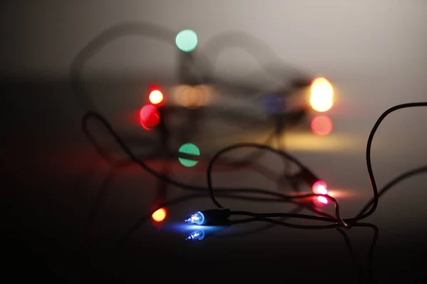 stock image abstract background with bokeh defocused lights 