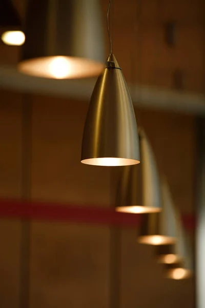 Moderní Lampa Stropě — Stock fotografie