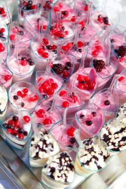 Tatlı, tatlı, yemek konsepti. 