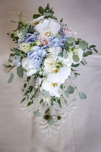 beautiful bouquet of flowers ready for a bride on her wedding day