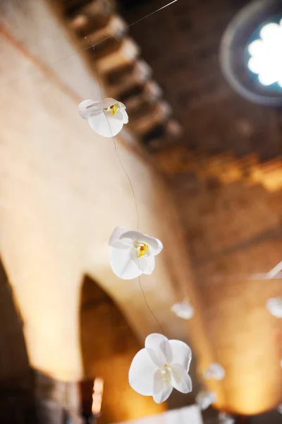 美しくお祝いの結婚式の装飾のクローズアップビュー — ストック写真