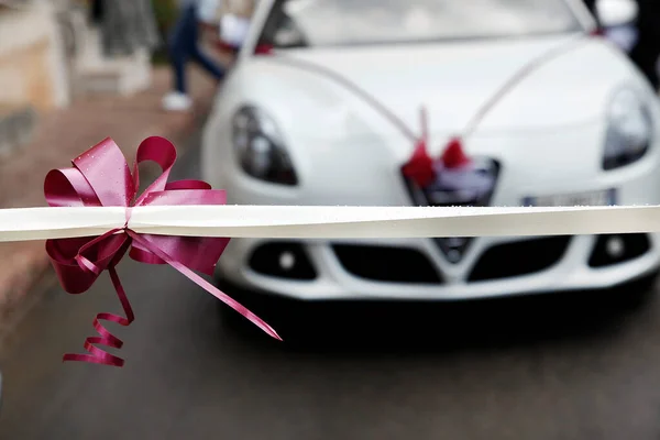 Svatební Auto Itálii — Stock fotografie