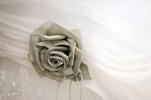 Красивый Свадебный Букет Белом Фоне — стоковое фото