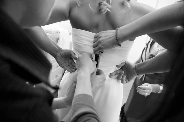 Vestido Noiva Noiva — Fotografia de Stock