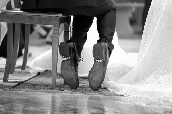 Snubní Prsteny Nevěstu — Stock fotografie