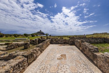 Merida şehrindeki antik Roma harabeleri, İspanya, unesco dünya mirası 